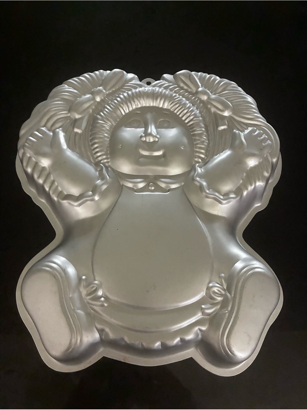 Cabbage  Patch doll Aluminum Cake Pan - Silver